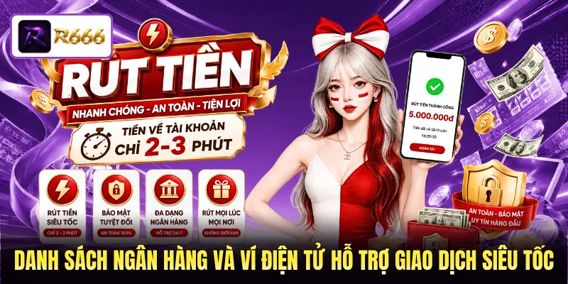 Danh sách ngân hàng và ví điện tử hỗ trợ giao dịch siêu tốc