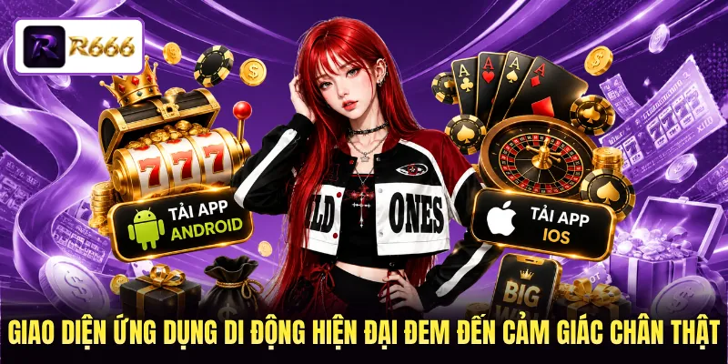 Giao diện ứng dụng di động hiện đại đem đến cảm giác chân thật