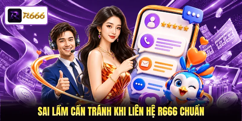 Sai lầm cần tránh khi liên hệ R666 chuẩn