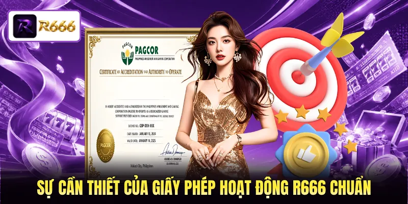 Sự cần thiết của giấy phép hoạt động R666 chuẩn
